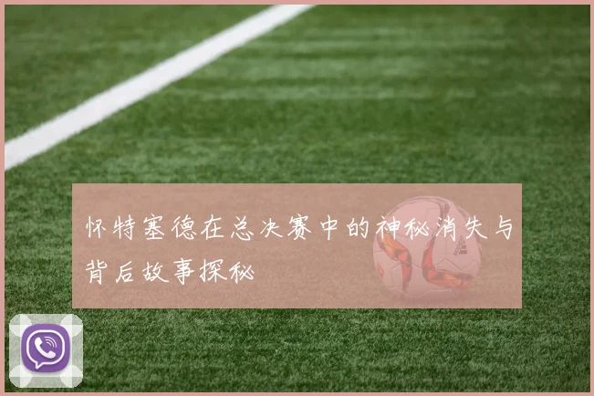 怀特塞德在总决赛中的神秘消失与背后故事探秘